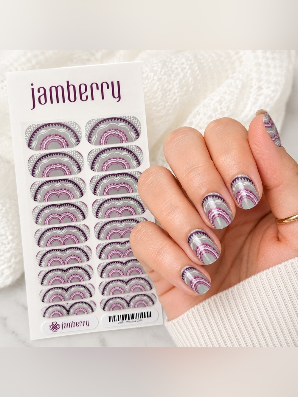 Jamberry Nail Wrap: Wisteria